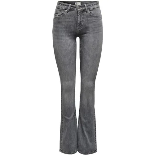 Womens Grey Jeans , female, Sizes: M - Only - Modalova