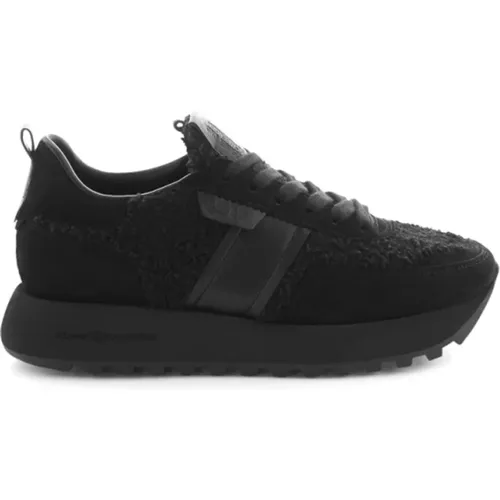 Sportliche Schwarze Ledersneaker , Damen, Größe: 39 EU - Kennel & Schmenger - Modalova