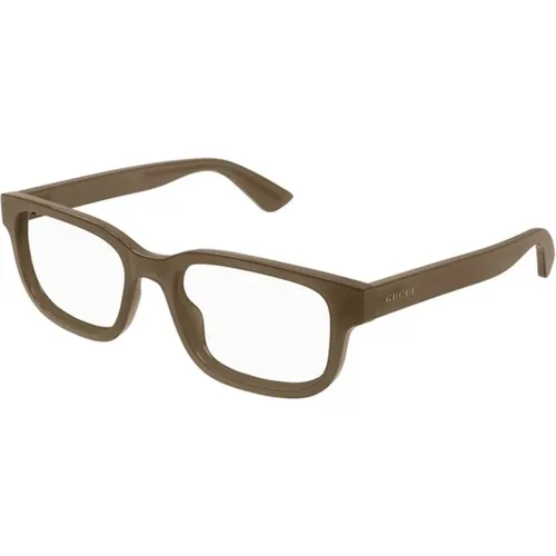 Braune Rahmenbrille Gg1584O Modell - Gucci - Modalova