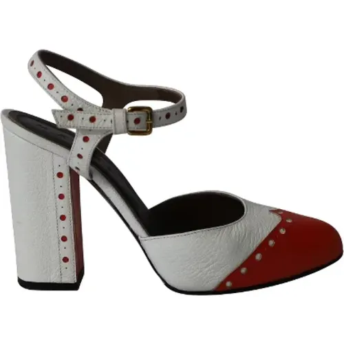 Pre-owned Leather heels , female, Sizes: 2 1/2 UK - Marni Pre-owned - Modalova