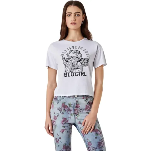 Casual T-Shirt , female, Sizes: XS, S, 2XS - Blugirl - Modalova