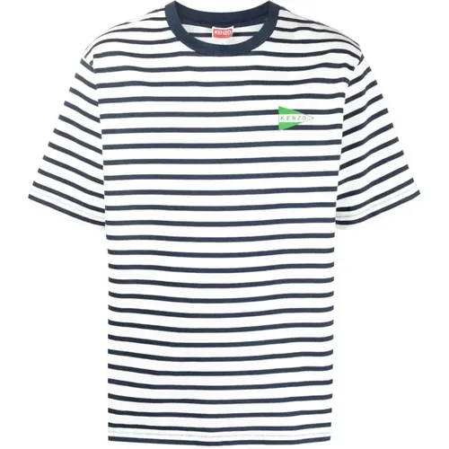 Striped oversize t-shirt , male, Sizes: L - Kenzo - Modalova