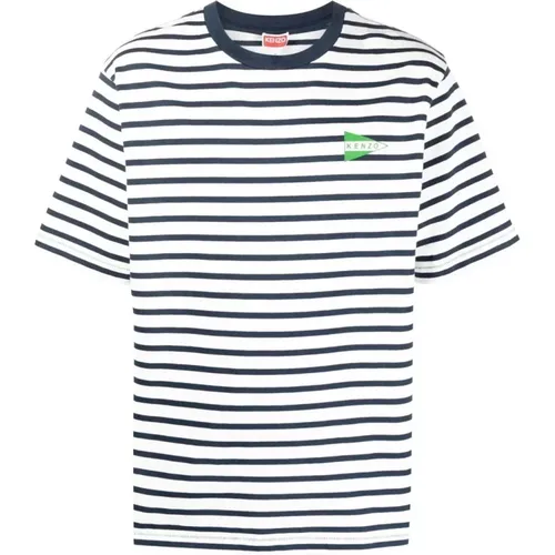 Striped oversize t-shirt , male, Sizes: L, M, S - Kenzo - Modalova