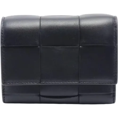 Pre-owned Leather wallets , female, Sizes: ONE SIZE - Bottega Veneta Vintage - Modalova