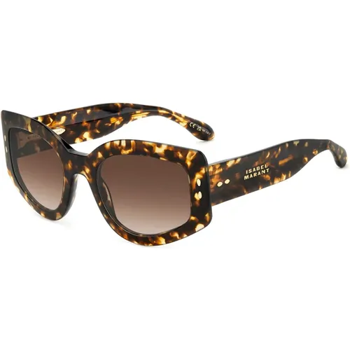 Havana/ Shaded Sonnenbrillen , Damen, Größe: 54 MM - Isabel marant - Modalova
