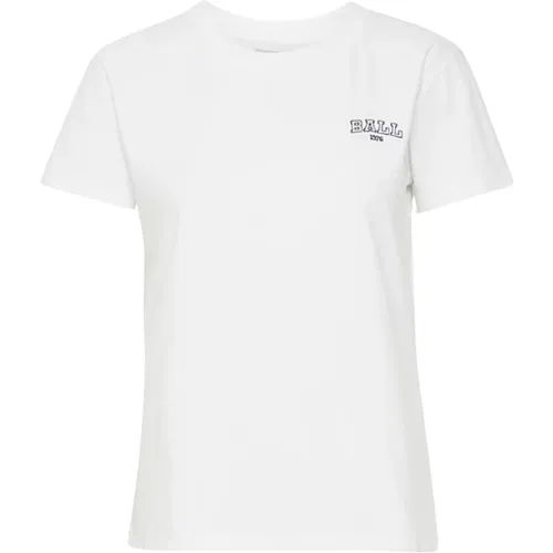 Damen T-Shirt Bright White Ball - Ball - Modalova