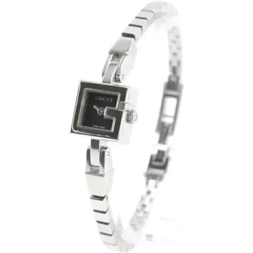 Pre-owned Stainless Steel watches , female, Sizes: ONE SIZE - Gucci Vintage - Modalova