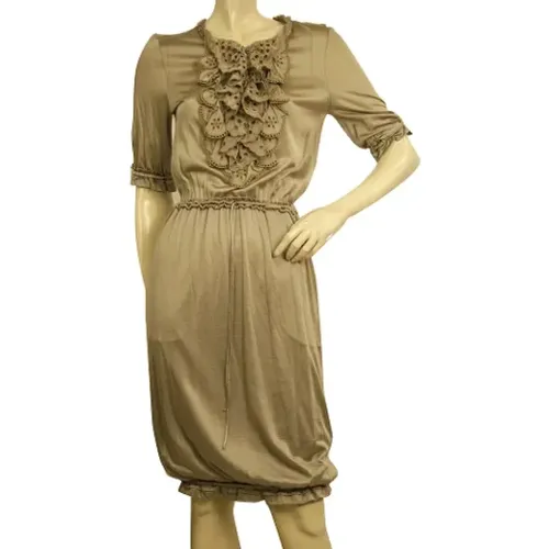 Pre-owned Viscose dresses , female, Sizes: S - Yves Saint Laurent Vintage - Modalova