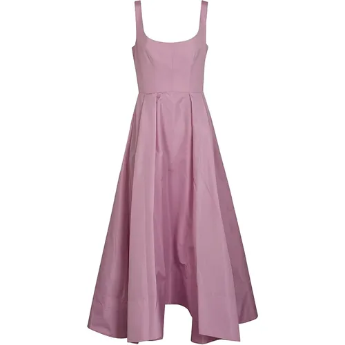 Rose Taffeta Dress , female, Sizes: S - pinko - Modalova