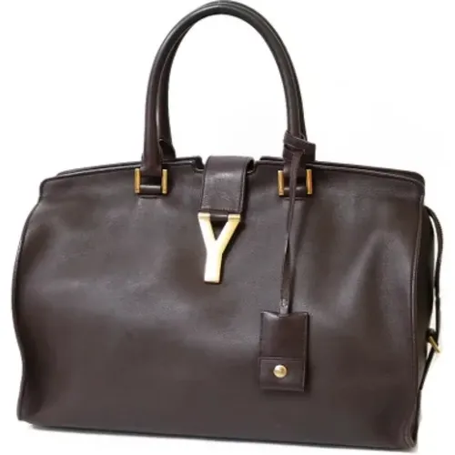 Pre-owned Lilla skinn Saint Laurent bag , female, Sizes: ONE SIZE - Saint Laurent Vintage - Modalova