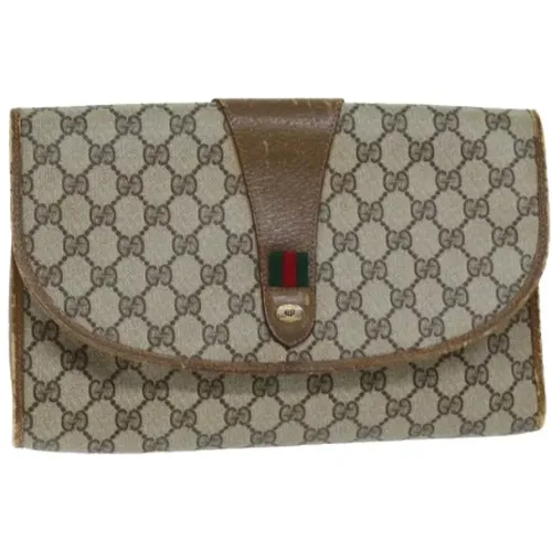 Pre-owned Leather clutches , female, Sizes: ONE SIZE - Gucci Vintage - Modalova