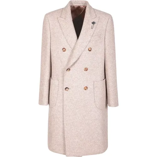 Double-Breasted Wool Coat , male, Sizes: XL, M - Lardini - Modalova