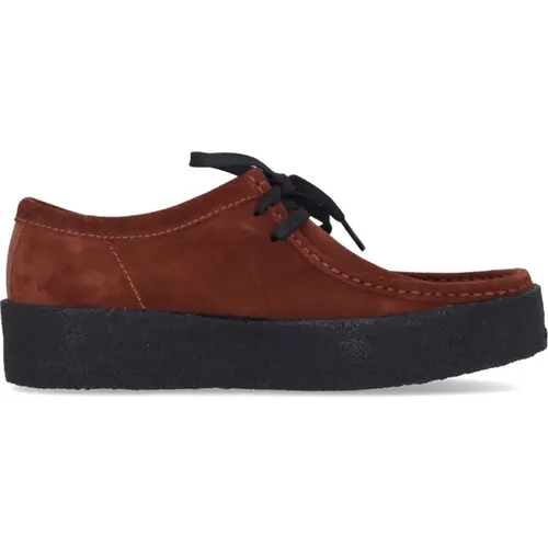 Rust Suede Wallabee Cup Moccasin , Herren, Größe: 40 EU - Clarks - Modalova