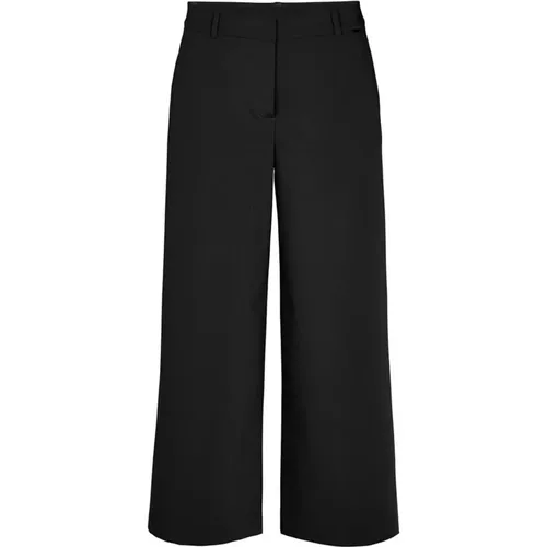 Loose Crop Trousers , female, Sizes: M, S, L, 2XL, 3XL, XL - LauRie - Modalova