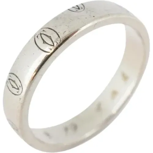 Pre-owned White Gold rings , female, Sizes: ONE SIZE - Cartier Vintage - Modalova