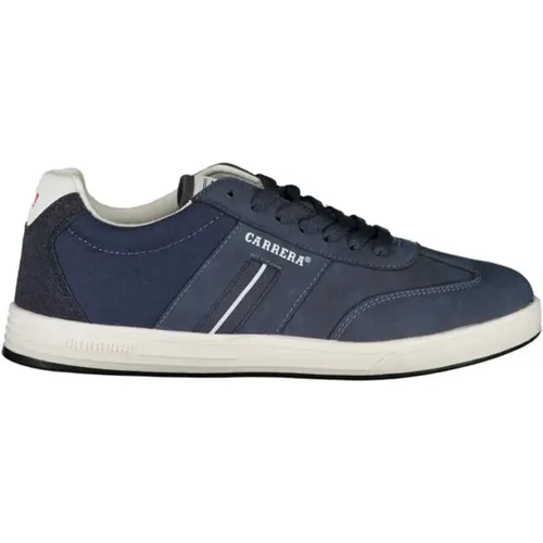 Blaue Sneaker mit Kontrastdetails , Herren, Größe: 40 EU - Carrera - Modalova