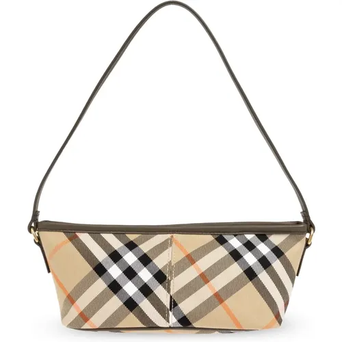 Checked Handbag , female, Sizes: ONE SIZE - Burberry - Modalova