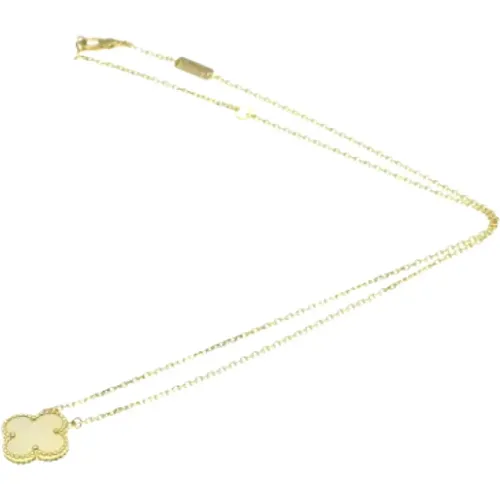 Pre-owned Gold necklaces , female, Sizes: ONE SIZE - Van Cleef & Arpels Pre-owned - Modalova