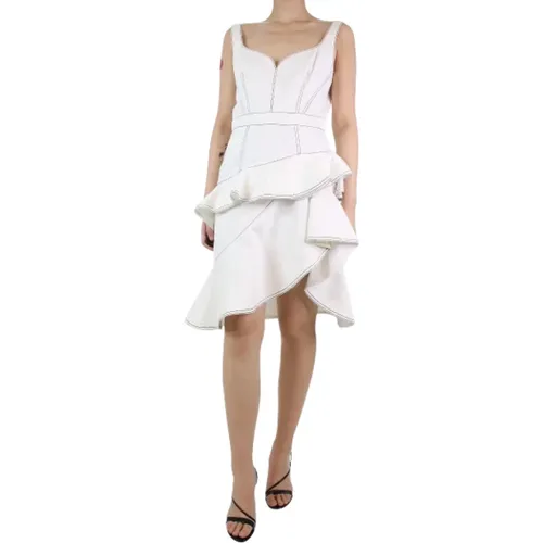 Pre-owned Cotton dresses , female, Sizes: L - Alexander McQueen Pre-owned - Modalova