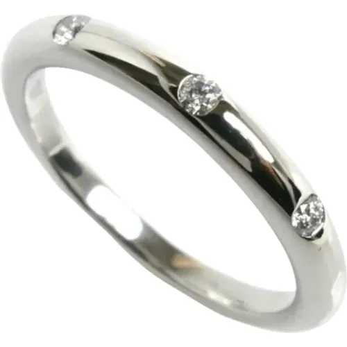 Pre-owned Platinum rings , female, Sizes: ONE SIZE - Bvlgari Vintage - Modalova