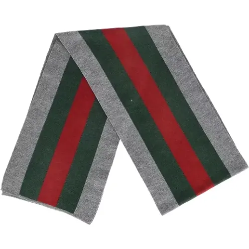 Pre-owned Wool scarves , male, Sizes: ONE SIZE - Gucci Vintage - Modalova