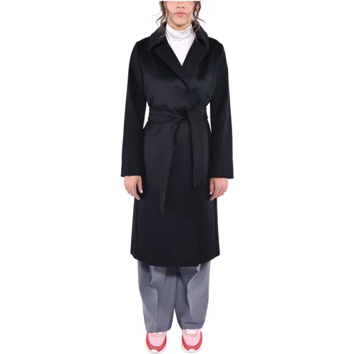 Double-Breasted Wool Coat , female, Sizes: S, 2XS, 3XS, XS - Max Mara Studio - Modalova