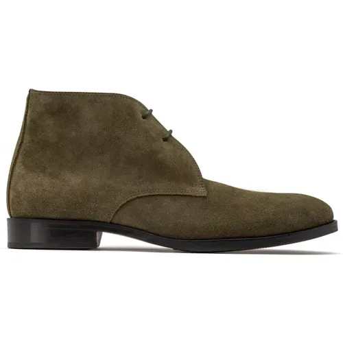 Mens Shoes Ankle Boots Verde Aw21 , male, Sizes: 10 UK, 8 UK - Alexander 1910 - Modalova