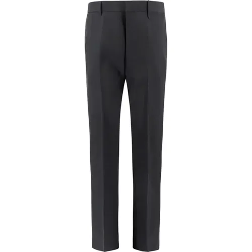 Wool Slim Fit Trousers , male, Sizes: L, M - Givenchy - Modalova