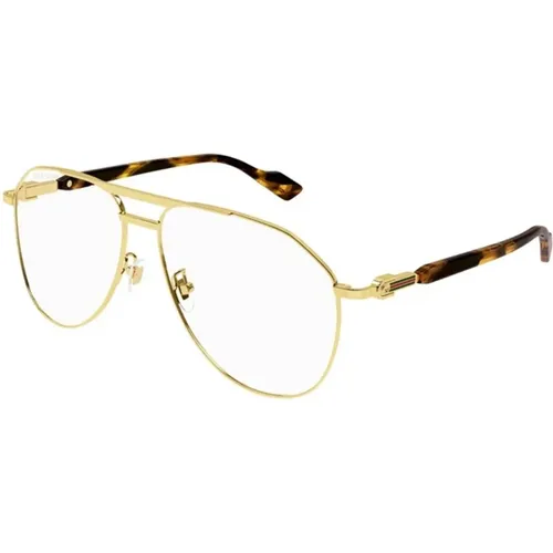 Gold Transparent Sunglasses Gg1220S , female, Sizes: 59 MM - Gucci - Modalova