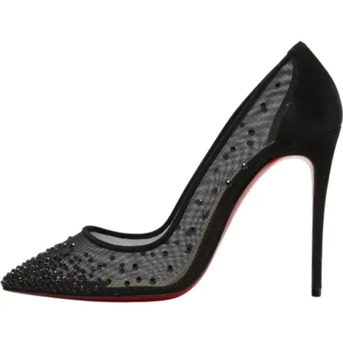 Pre-owned Mesh heels , female, Sizes: 4 1/2 UK - Christian Louboutin Pre-owned - Modalova