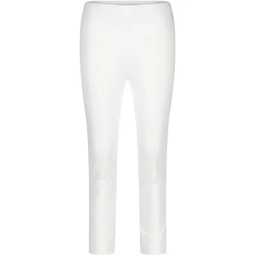High-Waist Slim-Fit Pants , female, Sizes: XS, L, 2XL, XL, M, S - RAFFAELLO ROSSI - Modalova