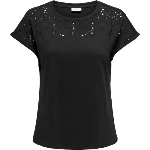 Viva Life Kurzarm T-Shirt , Damen, Größe: XS - JACQUELINE de YONG - Modalova