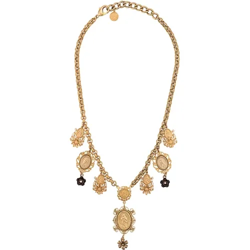 Elegant Necklace with Unique Design , female, Sizes: ONE SIZE - Dolce & Gabbana - Modalova