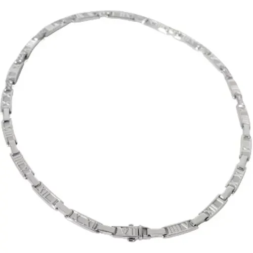 Pre-owned White Gold necklaces , female, Sizes: ONE SIZE - Tiffany & Co. Pre-owned - Modalova