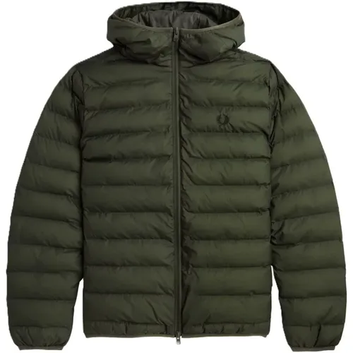 Hooded Insulated Jacket , male, Sizes: M, S, 2XL, XL, L - Fred Perry - Modalova