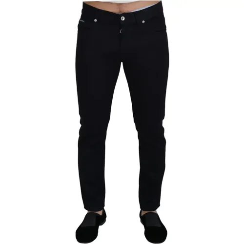 Schwarze Skinny Denim Jeans - Dolce & Gabbana - Modalova
