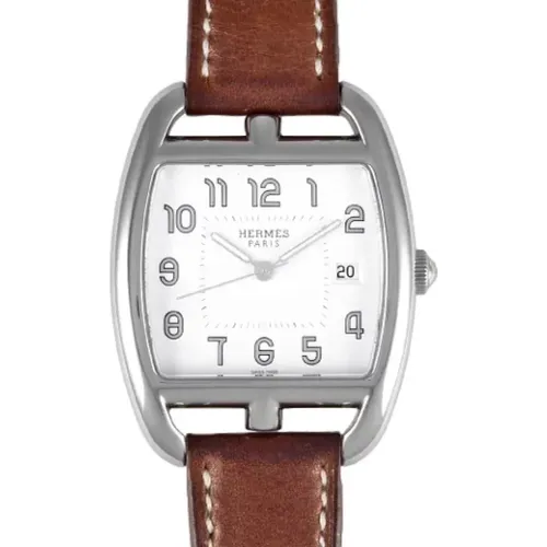 Pre-owned Stainless Steel watches , male, Sizes: ONE SIZE - Hermès Vintage - Modalova