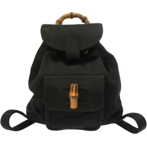 Pre-owned Backpack, Gucci Bambus, , Good Condition , female, Sizes: ONE SIZE - Gucci Vintage - Modalova
