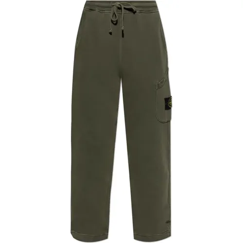 Sweatpants mit Logo , Herren, Größe: M - Stone Island - Modalova