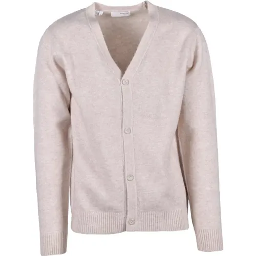 Weicher Strick-Cardigan mit Alpaka-Mix , Herren, Größe: S - Selected Femme - Modalova