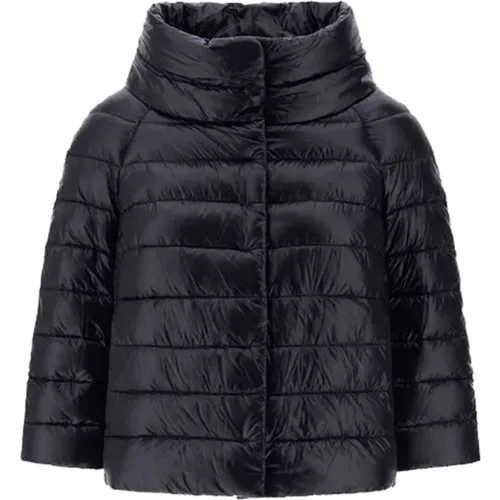 Schwarze Steppjacke , Damen, Größe: XS - Herno - Modalova