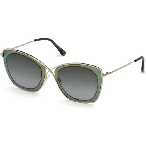 India 02 Sunglasses Grey Gradient , female, Sizes: 53 MM - Tom Ford - Modalova