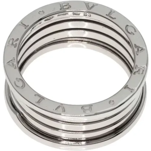 Pre-owned White Gold rings , male, Sizes: ONE SIZE - Bvlgari Vintage - Modalova