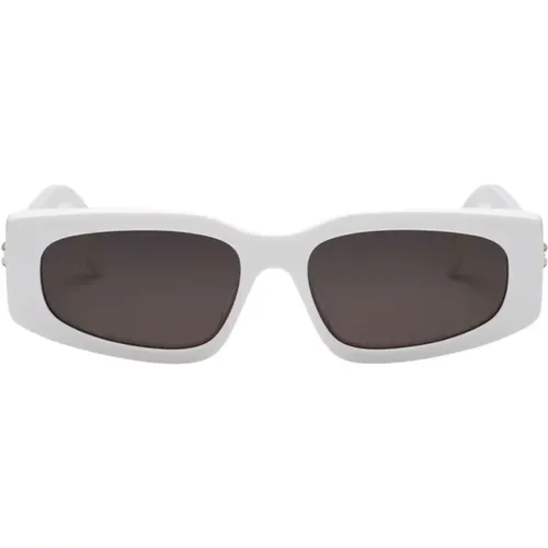 B.Zero1 Ivory Square Sunglasses Unisex , female, Sizes: 54 MM - Bvlgari - Modalova