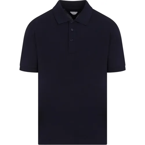 Cotton Polo Shirt Ss24 , male, Sizes: M, L, XL - Bottega Veneta - Modalova