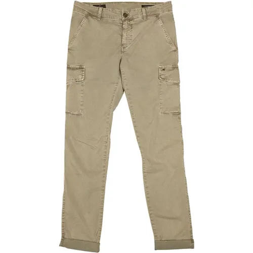 Slim Cargo Pants Iconic Wash Khaki , male, Sizes: XL - Mason's - Modalova