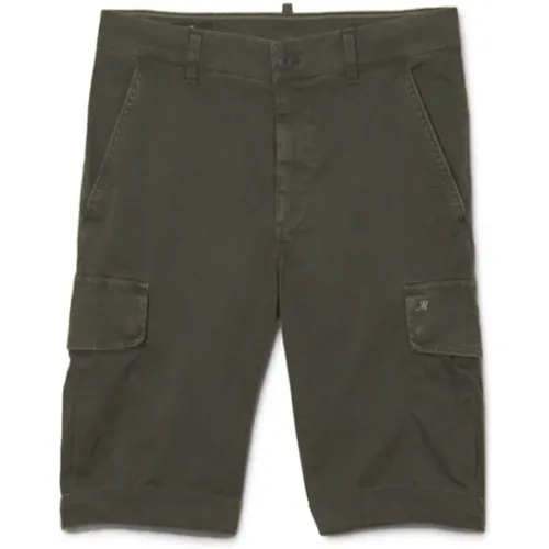 Stretch Cotton Cargo Shorts , male, Sizes: L, S, M, 2XL, XL - Mason's - Modalova