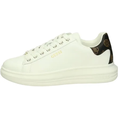 Niedrige Sneakers , Damen, Größe: 40 EU - Guess - Modalova