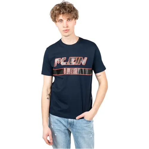 Simple Framelon T-shirt , Herren, Größe: M - Plein Sport - Modalova
