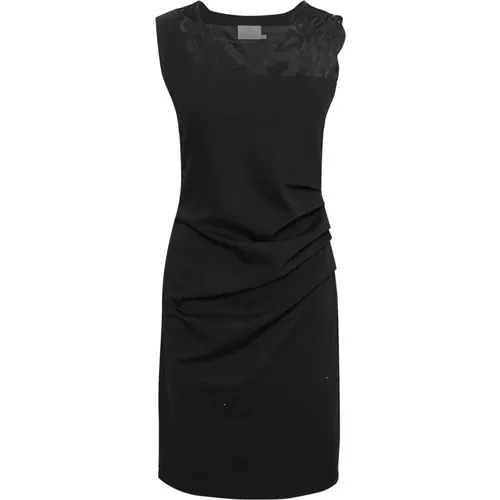 Deep Lace Detail Dress , female, Sizes: XL, S, L, M, XS - Kaffe - Modalova